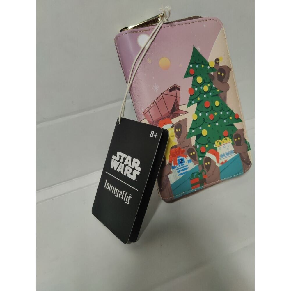 Copied - Loungefly Star Wars Jawa Xmas Tree Wallet Brown - Picture 2 of 12